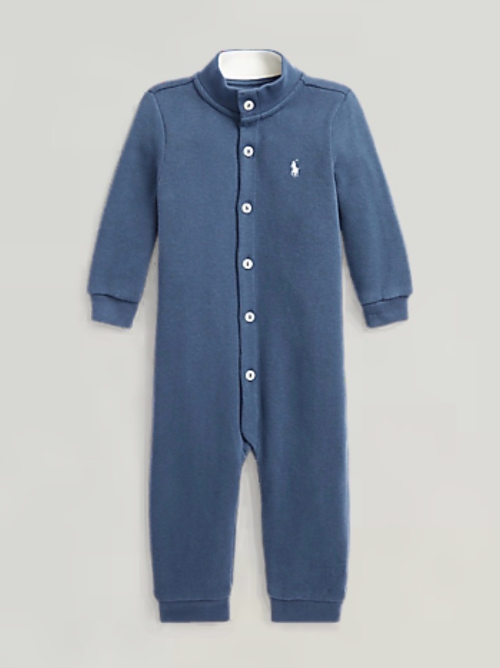 NWOT Ralph Lauren French-Rib Cotton Coverall